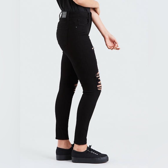 Levi’s 721 High Rise Skinny Distressed Jeans - US 30 - Picture 2 of 9